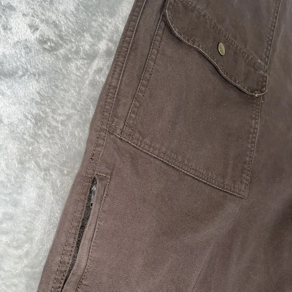 Oak Hill Heritage Collection Men's Work‎ Pants Size 50x30 Brown Cargo Utility